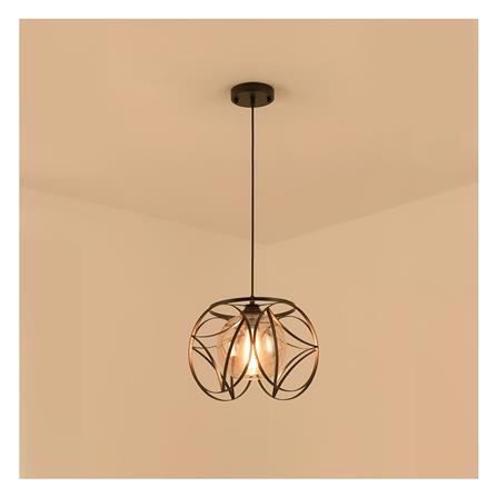 ไฟช่อ CST 6858-1 สีดำ/ชา 1 หัว_2