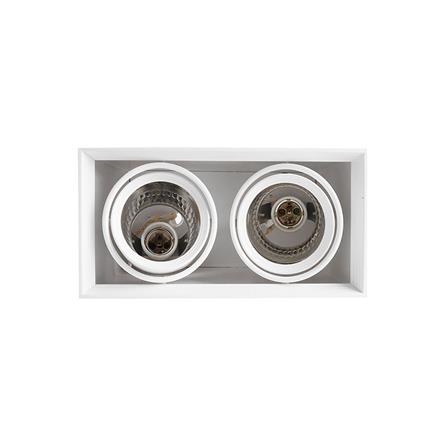 ดาวน์ไลท์ LUMAX 03-00273 9 นิ้ว สีขาว เหลี่ยม_2