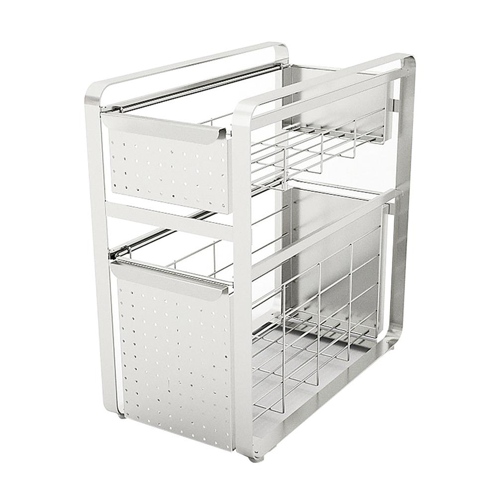 ชั้นวางของใต้ซิงค์สเตนเลส 2 ชั้น KECH PANEL ไซซ์ S