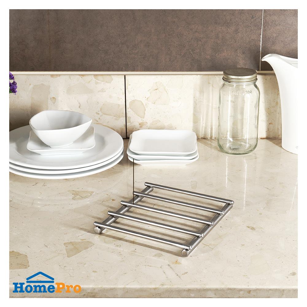 ที่รองของร้อนสเตนเลส KECH PANEL 19x18 ซม.