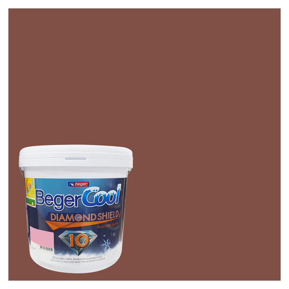 สีน้ำทาภายนอก BEGER COOL DIAMONDSHIELD 10 สี WILD HORIZONS #181-6 กึ่งเงา 9 ลิตร