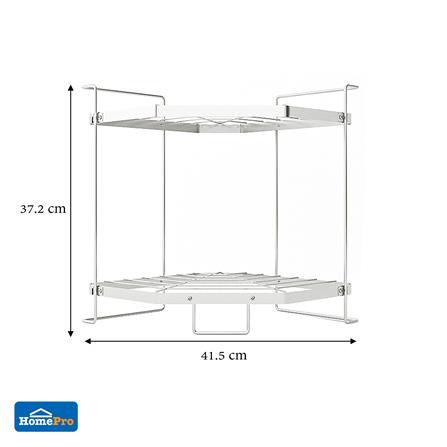 ชั้นเข้ามุมสเตนเลส 2 ชั้น KECH PANEL_3