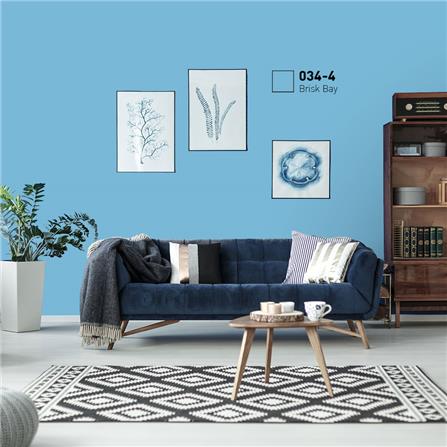 สีน้ำทาภายนอก ชนิดกึ่งเงา BEGER COOL DIAMONDSHIELD 10 034-4 สี BRISK BAY 9 ลิตร_1