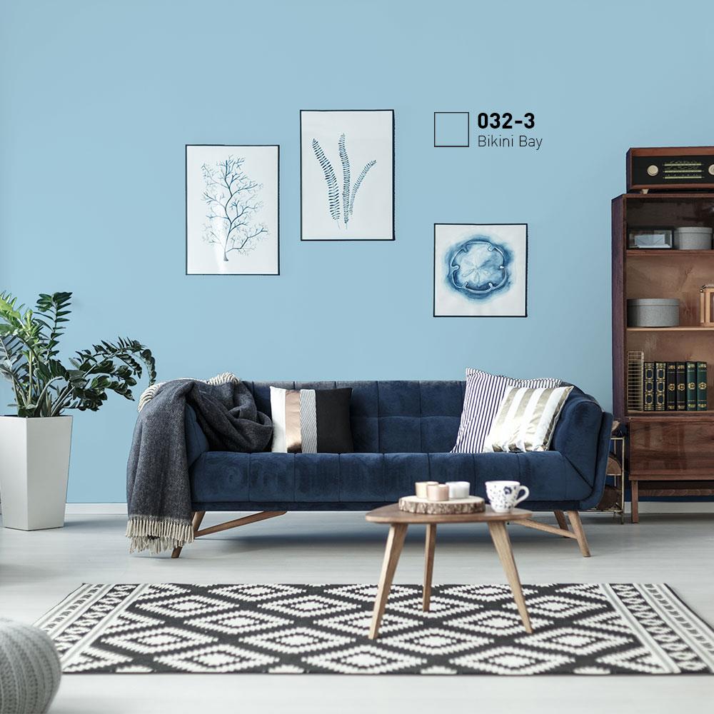 สีน้ำทาภายนอก BEGERCOOL DIAMONDSHIELD 10 #032-3 สี BIKINI BAY กึ่งเงา 9 ลิตร