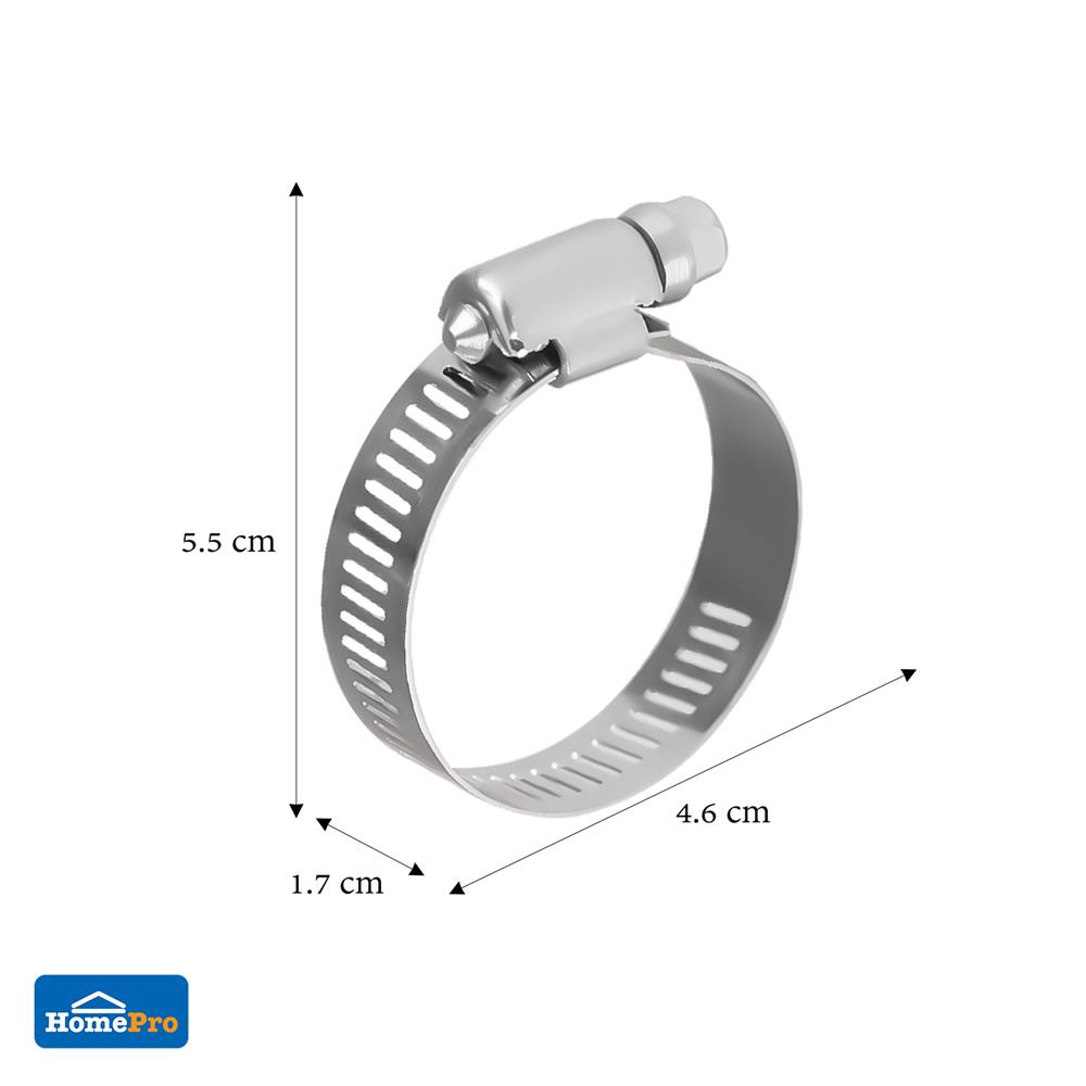 เข็มขัดรัดท่อ DEXZON 3/4-1 3/4 นิ้ว แพ็ก 5 ชิ้น