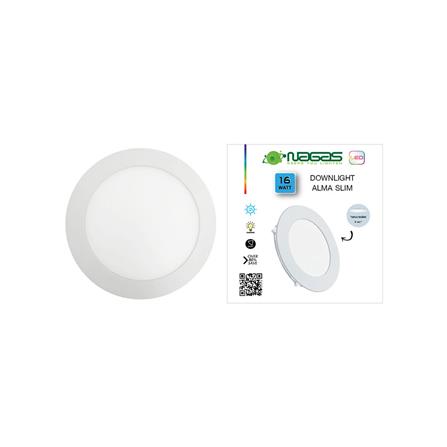 ดาวน์ไลท์ LED NAGAS ALMA SLIM 7.6 นิ้ว 16 วัตต์ DAYLIGHT สีขาว_4