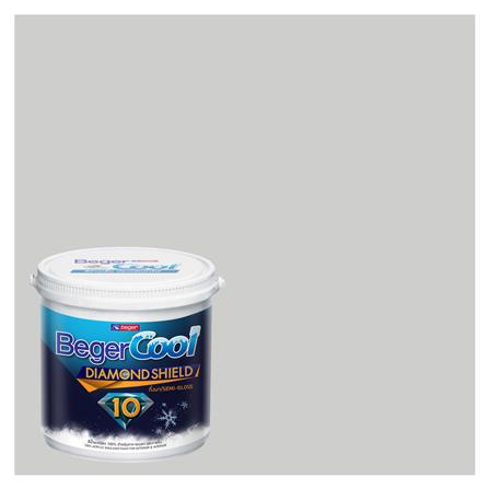 สีน้ำทาภายนอก ชนิดกึ่งเงา BEGER COOL DIAMONDSHIELD 10 139-2 สี CALLA LILLY 9 ลิตร