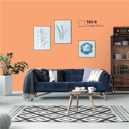 สีน้ำทาภายนอก ชนิดกึ่งเงา BEGER COOL DIAMONDSHIELD 10 103-5 สี ORANGE DELICIA 9 ลิตร_1