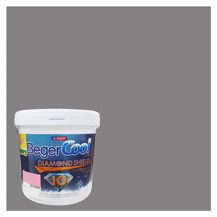 สีน้ำทาภายนอก ชนิดกึ่งเงา BEGER COOL DIAMONDSHIELD 10 140-4 สี CASTLEGATE 9 ลิตร