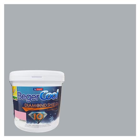 สีน้ำทาภายนอก ชนิดกึ่งเงา BEGER COOL DIAMONDSHIELD 10 135-3 สี MINERAL MINE 9 ลิตร_0