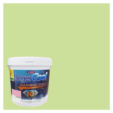 สีน้ำทาภายนอก BEGER COOL DIAMONDSHIELD 10 #069-4 สี BURSTING WITH TASTE กึ่งเงา 9 ลิตร_0