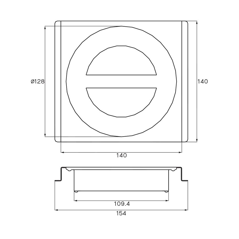 ฝาส้วมสเตนเลส WS CWT-005 5.5 นิ้ว