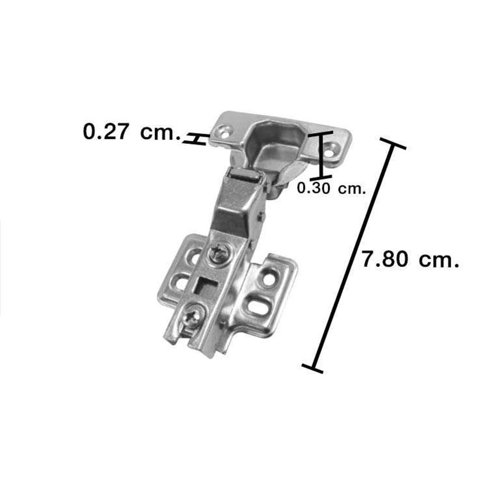 บานพับถ้วย กลางขอบ SOFT CLOSE DEXZON C-3208 35 มม. แพ็ก 2 ชิ้น