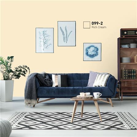 สีน้ำทาภายนอก BEGER COOL DIAMONDSHIELD 10 #099-2 สี RICH CREAM กึ่งเงา 9 ลิตร_1