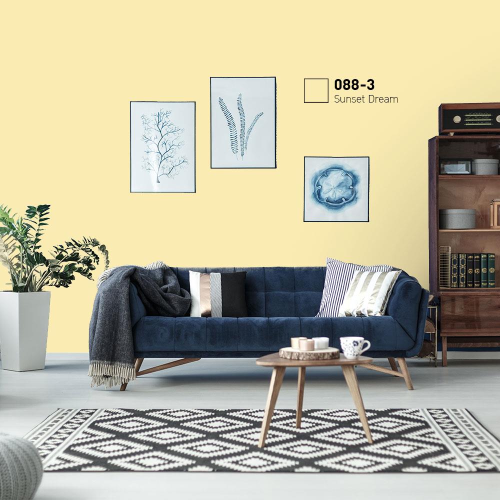 สีน้ำทาภายนอก ชนิดกึ่งเงา BEGER COOL DIAMONDSHIELD 10 088-3 สี SUNSET DREAM 9 ลิตร