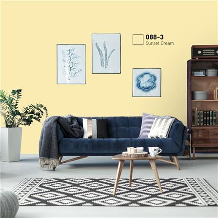 สีน้ำทาภายนอก ชนิดกึ่งเงา BEGER COOL DIAMONDSHIELD 10 088-3 สี SUNSET DREAM 9 ลิตร_1