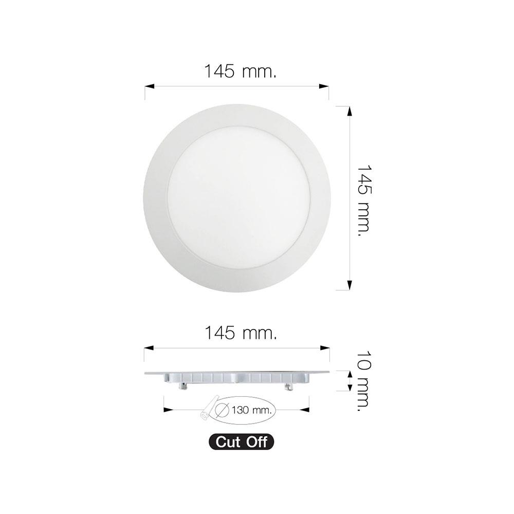 ดาวน์ไลท์ LED NAGAS ALMA SLIM 5.8 นิ้ว 10 วัตต์ DAYLIGHT สีขาว