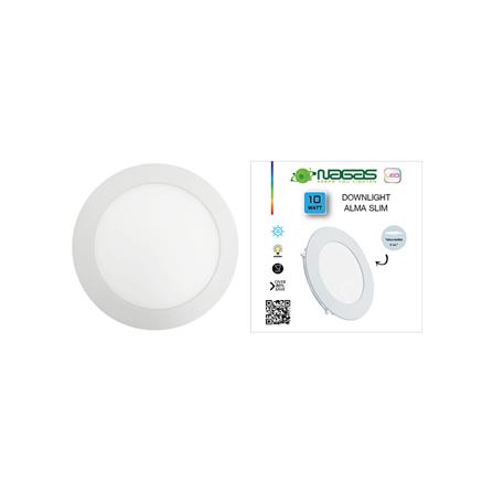 ดาวน์ไลท์ LED NAGAS ALMA SLIM 5.8 นิ้ว 10 วัตต์ DAYLIGHT สีขาว_4