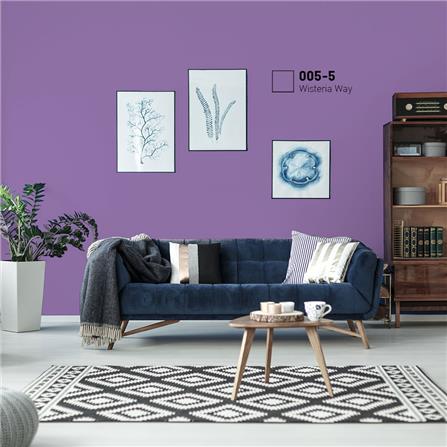 สีน้ำทาภายนอก BEGERCOOL DIAMONDSHIELD 10 #005-5 สี WISTERIA WAY กึ่งเงา 9 ลิตร_1