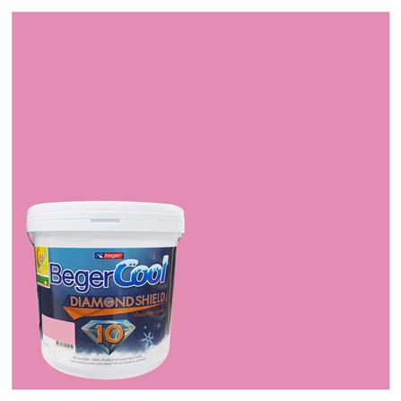 สีน้ำทาภายนอก BEGERCOOL DIAMONDSHIELD 10 #119-5 สี SWEET AMBROSIA กึ่งเงา 9 ลิตร_0