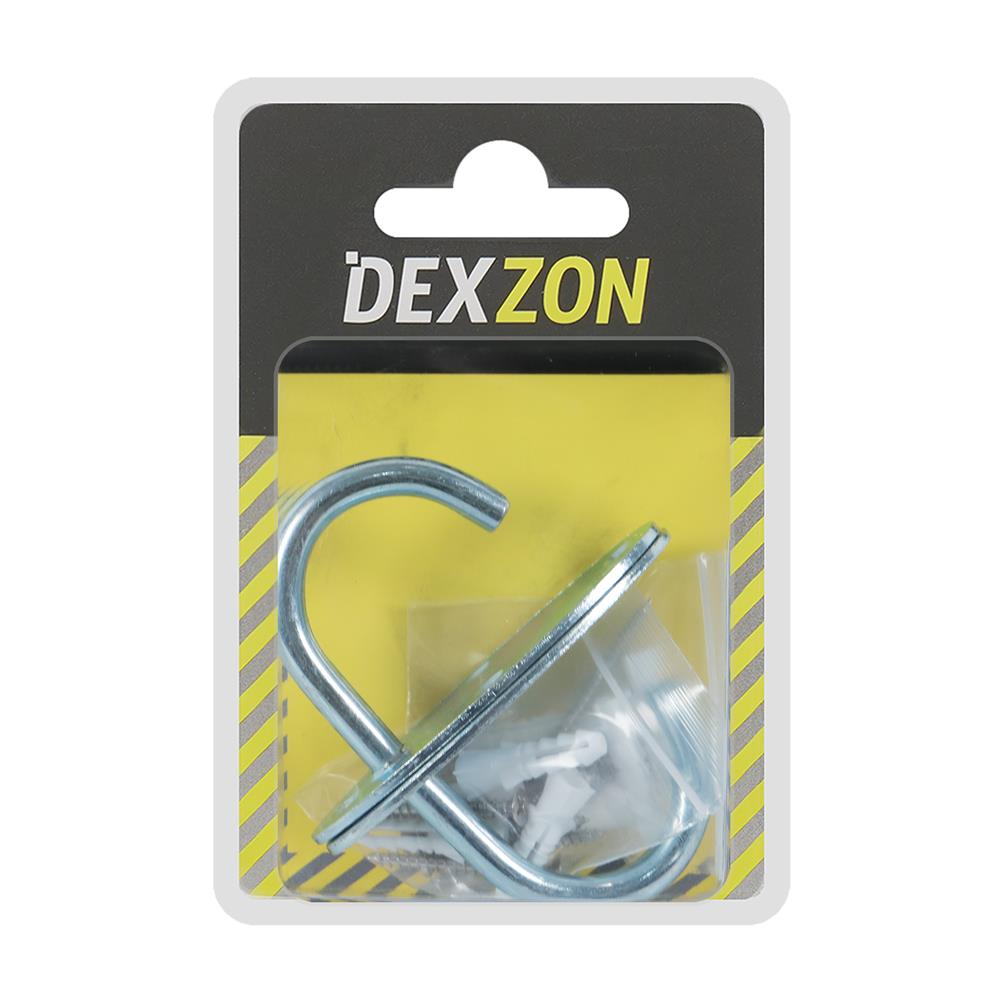 ตะขอแป้นวงรี DEXZON PT-4050-02W 40X50 มม. แพ็ก 2 ชิ้น
