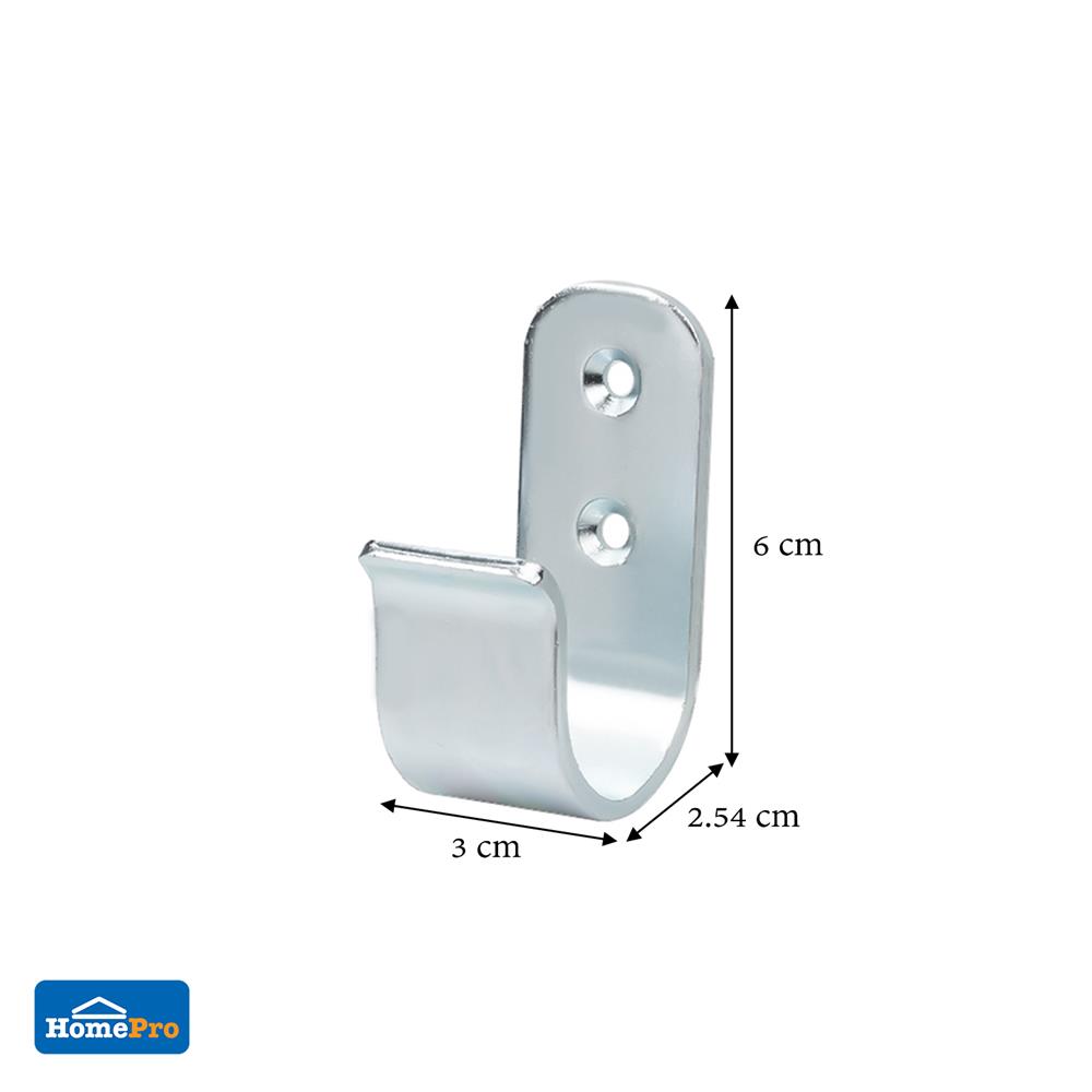 ตะขออเนกประสงค์ DEXZON SPH-13060W 1 นิ้ว แพ็ก 2 ชิ้น