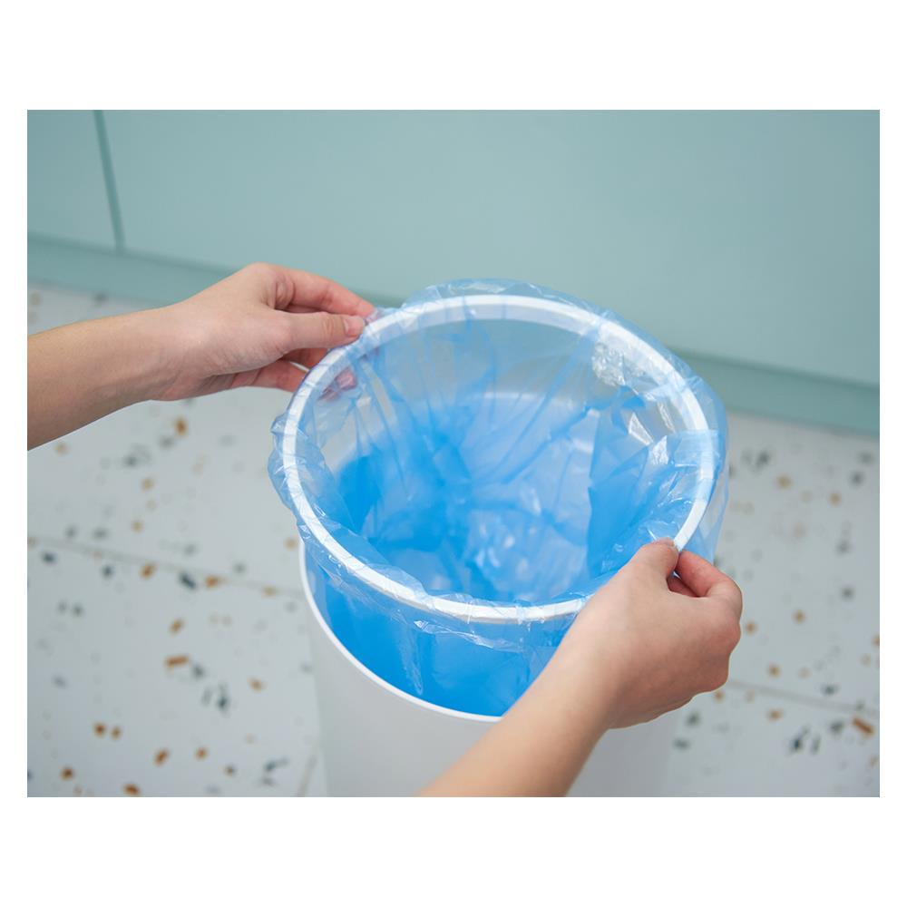 ถังขยะฝากด ACCO MIU 7 ลิตร สีขาว