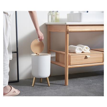 ถังขยะฝากด ACCO MIU 7 ลิตร สีขาว_6