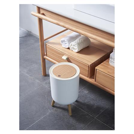 ถังขยะฝากด ACCO MIU 7 ลิตร สีขาว_9