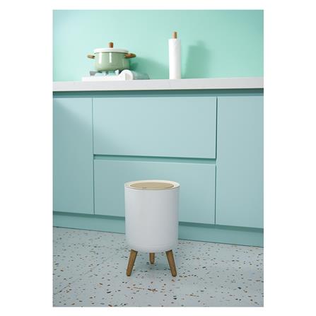 ถังขยะฝากด ACCO MIU 7 ลิตร สีขาว_10