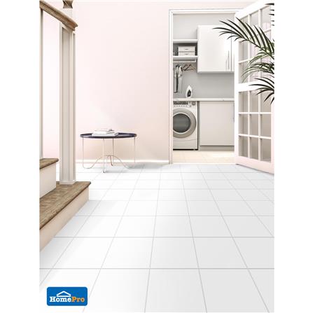 กระเบื้องพื้น 8x8 นิ้ว DURAGRES เทรซี่ ขาว A_1