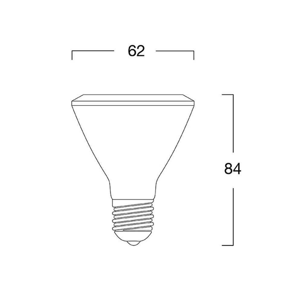 หลอด LED L&E PAR20 6 วัตต์ WARMWHITE E27
