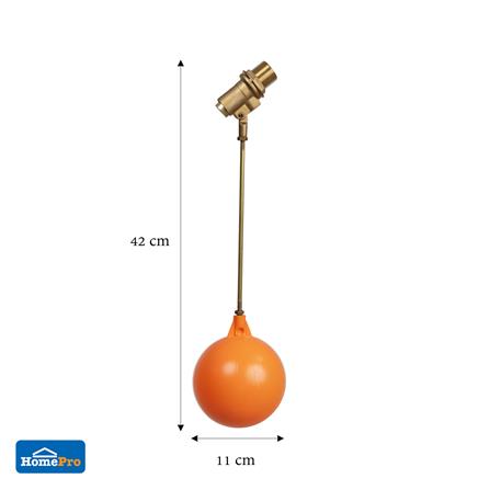 ลูกลอย DEXZON 3/4 นิ้ว สีส้ม_4