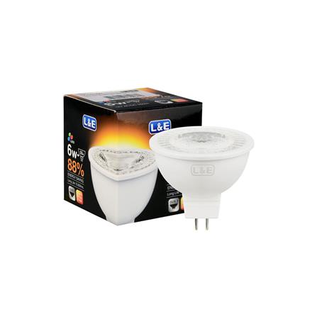 หลอด LED L&E MR16 6 วัตต์ WARMWHITE GU5.3_3