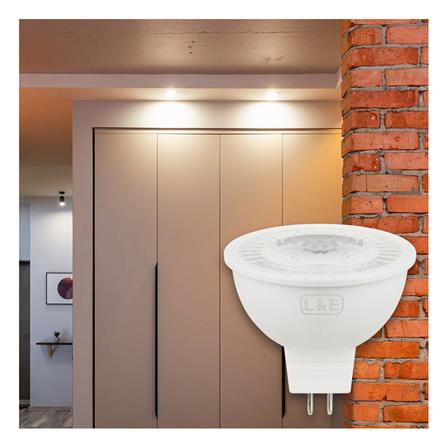หลอด LED L&E MR16 6 วัตต์ WARMWHITE GU5.3_4