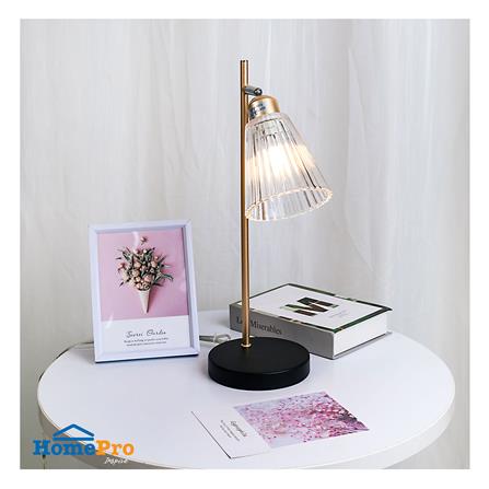 ไฟตั้งโต๊ะ CARINI VT0464-1 สีใส/ทอง/ดำ_2
