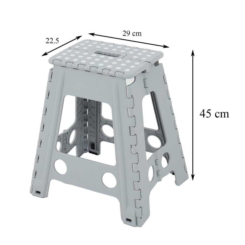 เก้าอี้พับ FURDINI UNO-L พลาสติก สีเทา