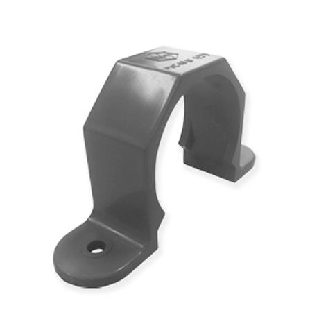 คลิปรัดท่อ กลม โอเค สีเทา