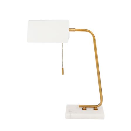 ไฟตั้งโต๊ะ CARINI MT5231WH สีขาว/ทอง