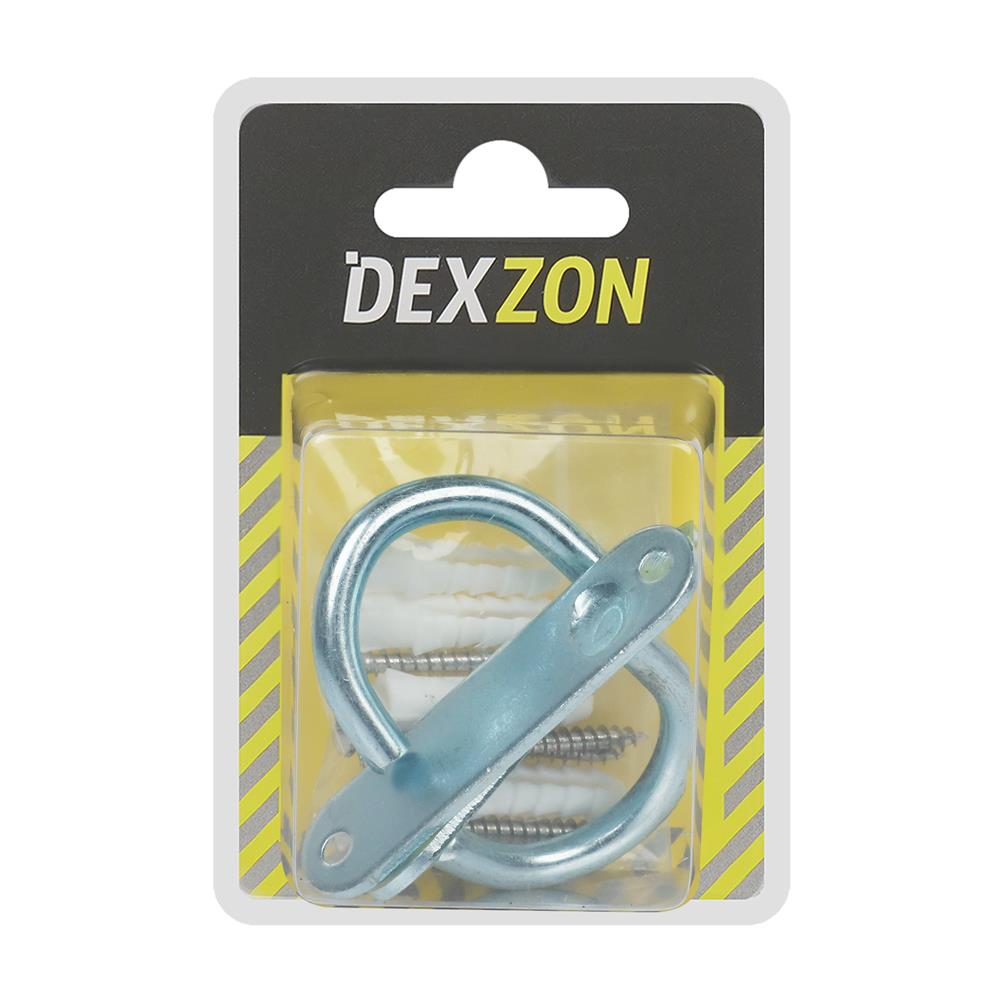 ตะขอแป้นวงรี DEXZON PT1640-02W 16X40 มม. แพ็ก 2 ชิ้น