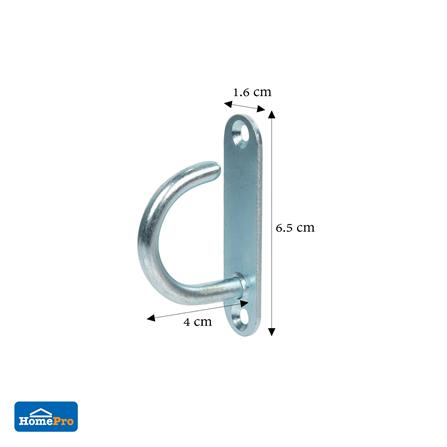ตะขอแป้นวงรี DEXZON PT1640-02W 16X40 มม. แพ็ก 2 ชิ้น_3