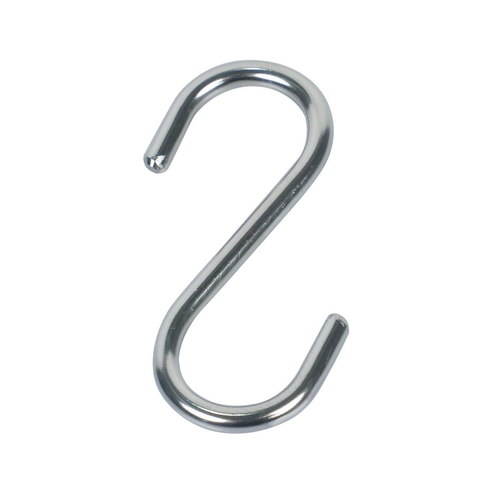 ตะขอสเตนเลสตัว S DEXZON SSL-50 5/8 นิ้วX4 มม. แพ็ก 5 ชิ้น