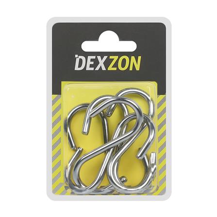 ตะขอสเตนเลสตัว S DEXZON SSL-50 5/8 นิ้วX4 มม. แพ็ก 5 ชิ้น_2