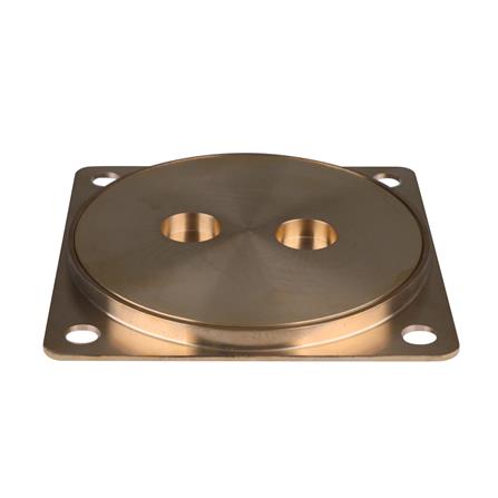 ฝาส้วมทองเหลือง DEXZON 6 นิ้ว