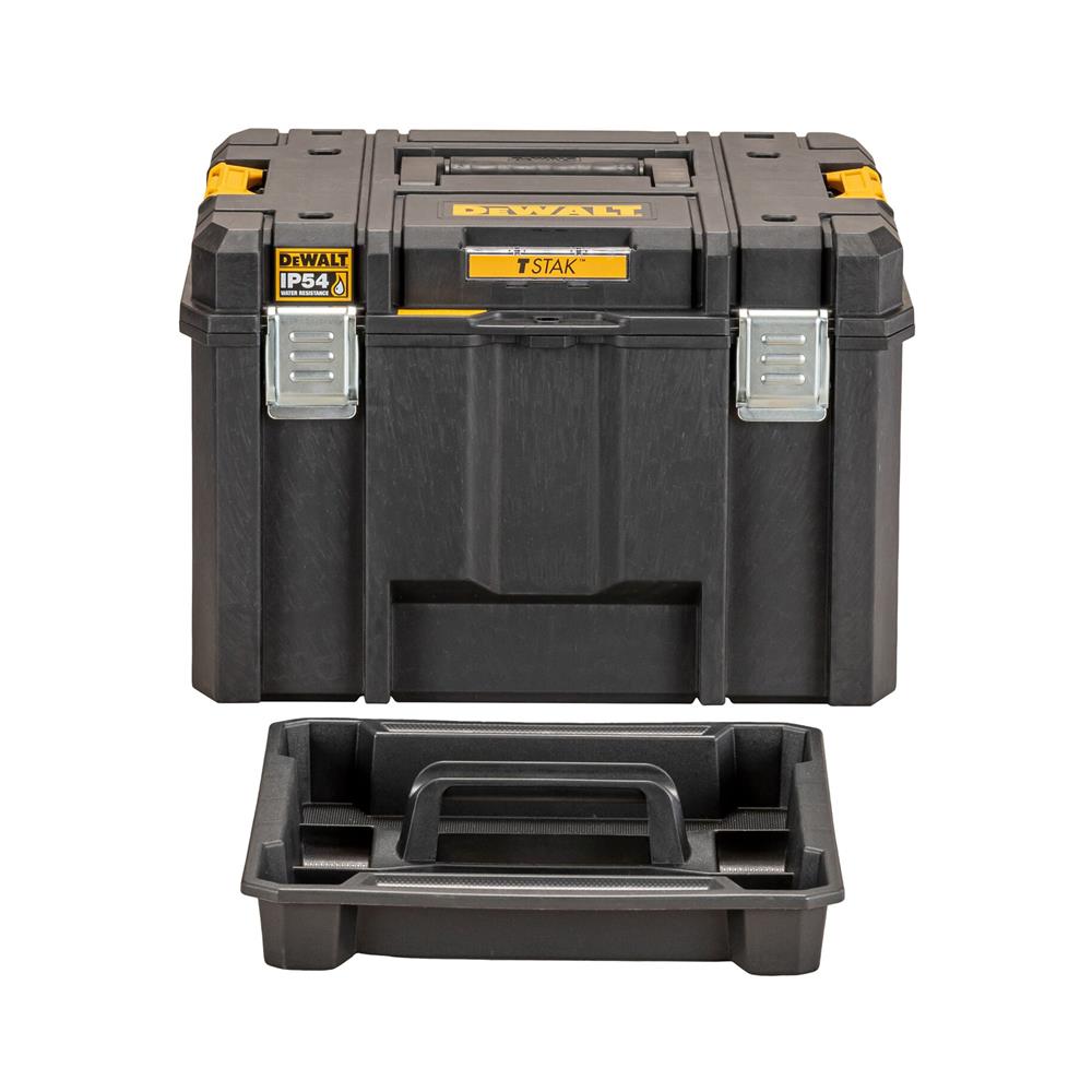 กล่องเครื่องมือ DEWALT TSTAK 30 กก. สีดำ/สีเหลือง