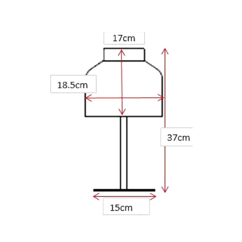 ไฟตั้งโต๊ะ CARINI MT5232WH สีขาว/ทอง