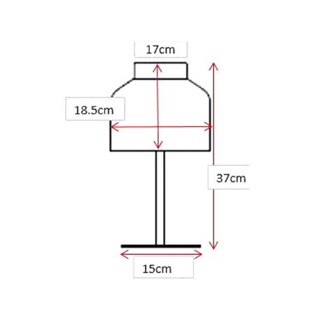 ไฟตั้งโต๊ะ CARINI MT5232WH สีขาว/ทอง_7