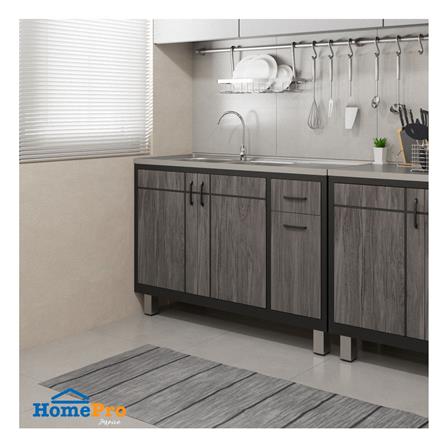 ตู้ตั้งพื้น CABIN CHIC 2หลุม 1ที่พัก 120x85x50 ซม. สีเทา_1