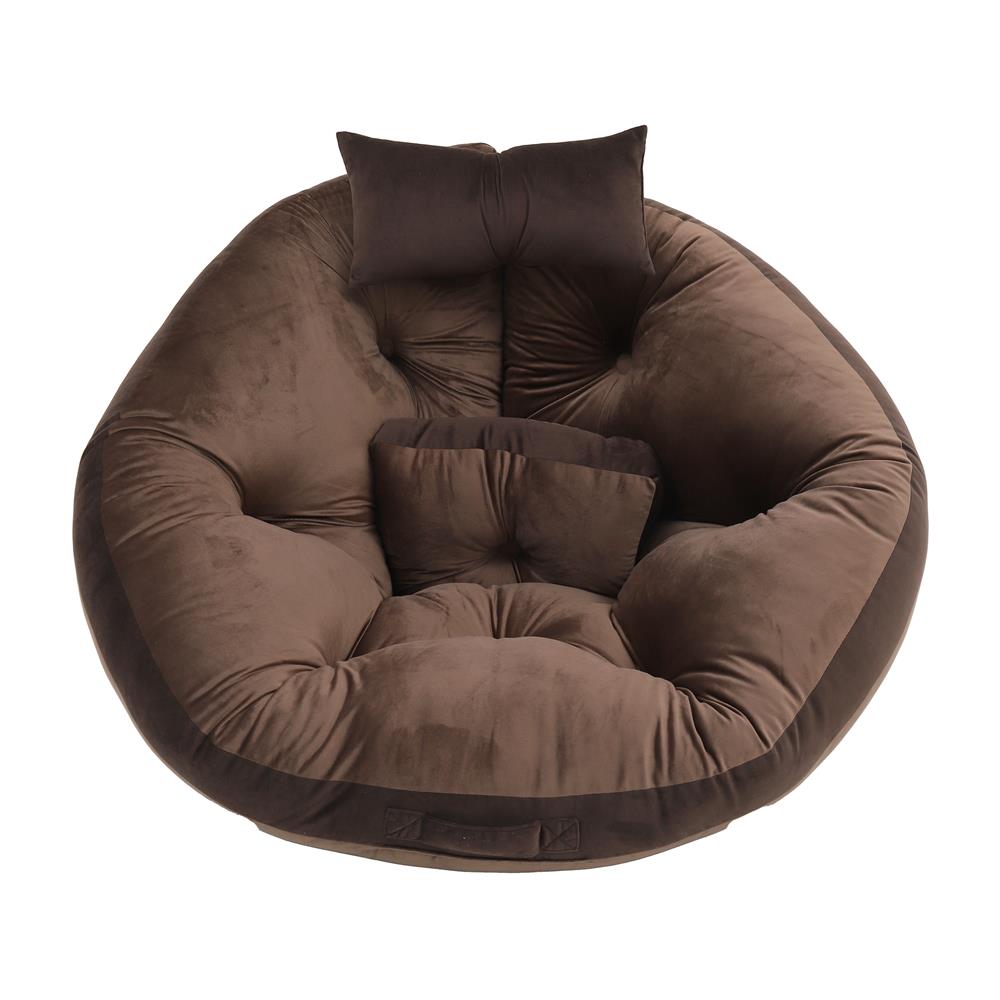 เบาะรองนั่ง HOME LIVING STYLE OREO 34x43 นิ้ว สีน้ำตาล