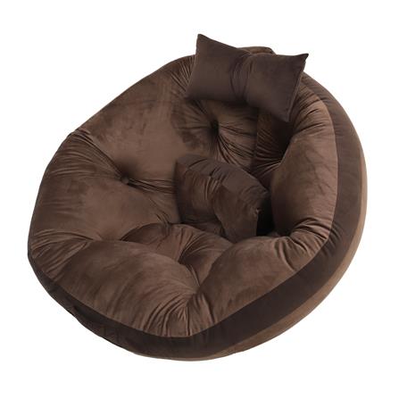 เบาะรองนั่ง HOME LIVING STYLE OREO 34x43 นิ้ว สีน้ำตาล_0